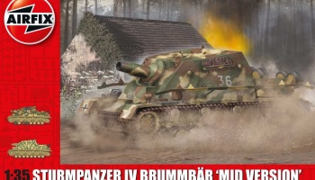 Sturmpanzer IV Brummbar (Mid Version) (1:35) Classic Kit tank A1376 - Airfix