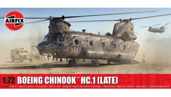 Classic Kit vrtulník A06024 - Boeing Chinook HC.1 (Late) (1:72) - Airfix