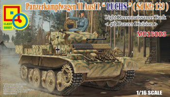 PzKpfW II Ausf.L "Luchs" (Sd Kfz 123) Light Reconnaissance Tank <4th Panzer Division> 1/16 - Classy Hobby