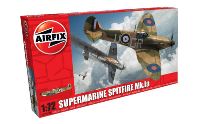 Classic Kit letadlo A01071B - Supermarine Spitfire Mk.Ia (1:72) - Airfix