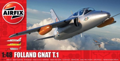 Classic Kit letadlo A05123A - Folland Gnat T.1  (1:48) - Airfix