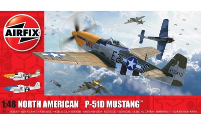 Classic Kit letadlo A05138 - North American P-51D Mustang (Filletless Tails) (1:48)