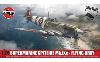 Classic Kit letadlo A17001A - Supermarine Spitfire Mk.IXc - Flying Dray (1:24) - Airfix