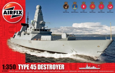 Classic Kit loď A12203 - Type 45 Destroyer (1:350)- Airfix