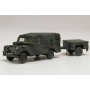 Classic Kit military A02324 - LWB Land Rover (Hard Top) and Trailer (1:76) - Airfix