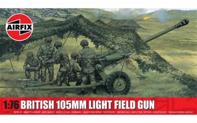 Classic Kit military A02332 - British 105mm Light Field Gun (1:76) - Airfix