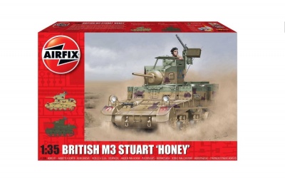 Classic Kit tank A1358 - M3 Stuart, Honey (British Version) (1:35)