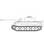 Classic Kit tank A1359 - Tiger-1, Mid Version (1:35)