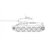 Classic Kit tank A1361 - T34/85 112 Factory Production (1:35)