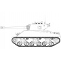 Classic Kit tank A1365 - M4A3(76)W SHERMAN (1:35)