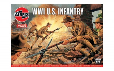 Classic Kit VINTAGE figurky A00729V - WW1 U.S Infantry‬‬‬ (1:76)