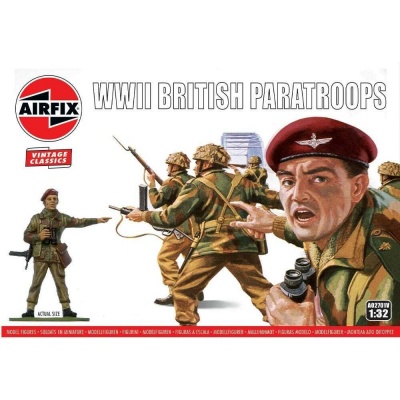 Classic Kit VINTAGE figurky - WWII British Paratroops (1:32) - Airfix