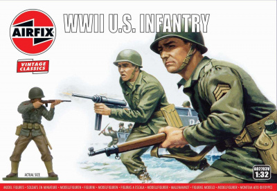 Classic Kit VINTAGE figurky - WWII U.S. Infantry (1:32) - Airfix