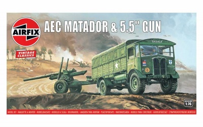 Classic Kit VINTAGE military A01314V - AEC Matador & 5.5" Gun (1:76)