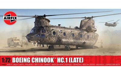 Classic Kit vrtulník A06024 - Boeing Chinook HC.1 (Late) (1:72) - Airfix