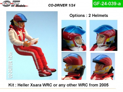 Co-driver Figure WRC - GF Models