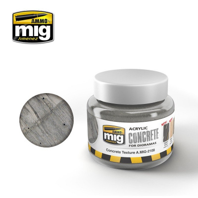 Concrete Texture Acrylic Textures (250 ml) - AMMO Mig