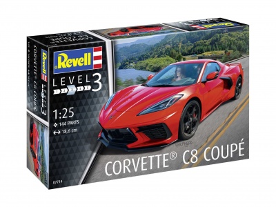 Corvette C8 Coupé (1:25) Plastic ModelKit auto 07714 - Revell