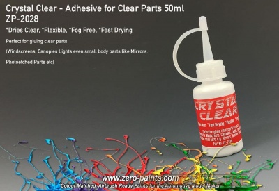 Crystal Clear - Adhesive for Clear Parts 50ml - Zero Paints
