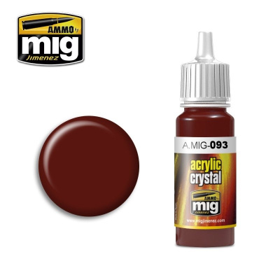 CRYSTAL Red Metal Acrylics  (17 ml) - AMMO Mig