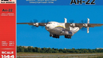 1/144 An-22 Heavy turboprop transport airliner
