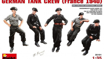 1/35 German Tank Crew (France 1940)