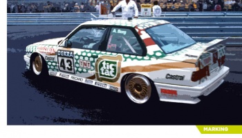 BMW M3 E30 Tic Tac Tauber Team - Decalcas