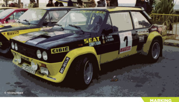 Fiat 131 Abarth Rally Team Seat Competicion - 1979 1/24 - Decalcas