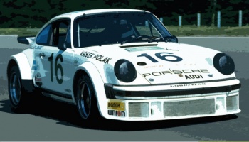 Porsche 934 RSR Team Vasek Polak sponsored by First National City Travellers Checks - 1976 1/24 - Decalcas