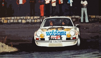 Porsche 911 RS Team Les Charlots Racing sponsored by Le Grand Bazar - 1973 1/24 - Decalcas