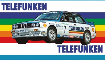 BMW M3 E30 sponsored by Telefunken - 1988 1/24 - Decalcas