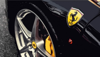 Ferrari Logo - Decalcas