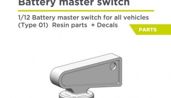 Battery master switch 1/12 - Decalcas