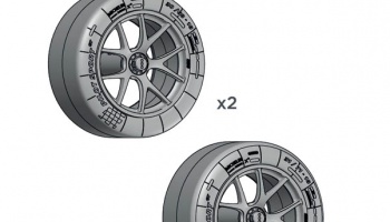 BBS Rims and tyres for Ford GT 1/24 - Decalcas