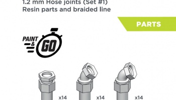 1,2mm Hose joints (Set 1) 1/12 - Decalcas