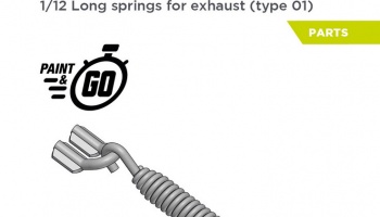 Long springs for exhausts - Type 1 1/12 - Decalcas