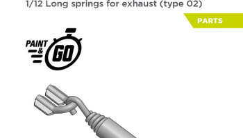 Long springs for exhausts - Type 2 1/12 - Decalcas