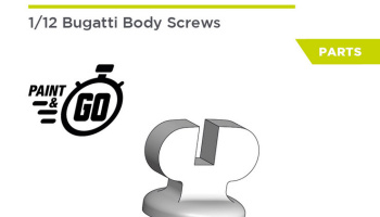 Bugatti body screws 1/12 - Decalcas