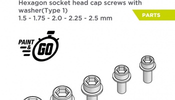 Hexagon socket head cap screws with washer - type 1 - 1.5 - 2.5 mm - Decalcas
