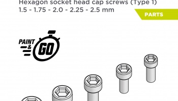 Hexagon socket head cap screws - type 1 - 1.5 - 2.5 mm - Decalcas