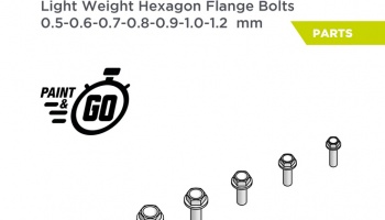 Light Weight Hexagonal flange bolt 0.5 - 1.2 mm - Decalcas