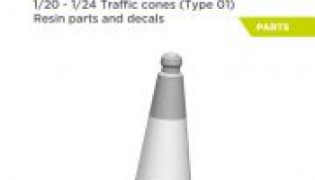 Traffic cones 1/24 - Decalcas