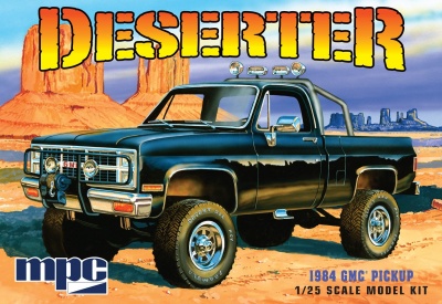 Deserter 1984 GMC Pickup (Molded in White) 1/25 - MPC