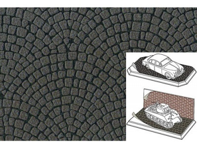 Diorama material sheet stone paving A, A4 - Tamiya