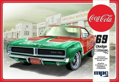 Dodge Charger RT Coca Cola 1969 1/25 Scale Model Kit - MPC