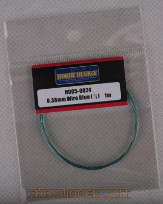 Drát 0.38mm Wire (Blue) 1m - Hobby Design