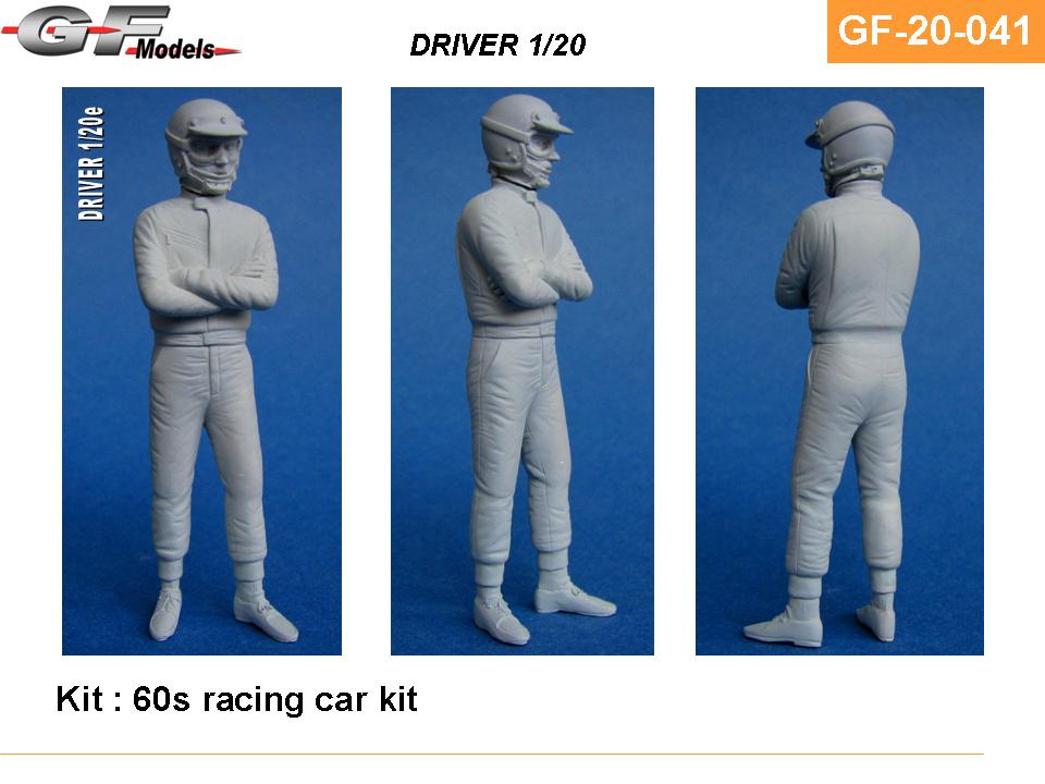 Driver Figure 60`s Hill, Clark - GF Models.