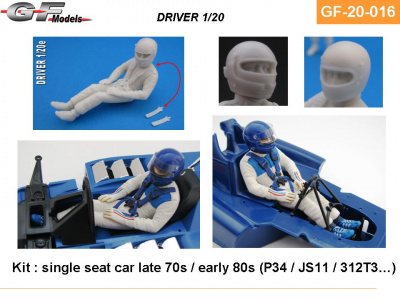 Driver Figure 70s/80s 1/20 - GF Models
