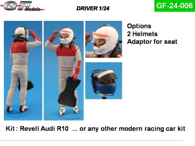 Driver Figure Audi R10 - GF Models