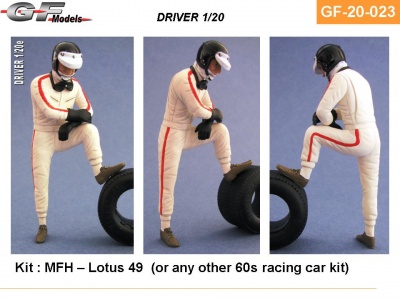 Driver Figure Clark, Hill 1/20 - GF Models